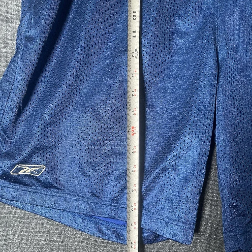 Vintage Reebok NFL Indianapolis Colts Mesh Shorts Mens 2XL XXL Blue Y2K Gym